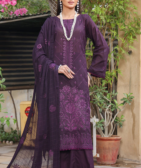 Mi Creation Patterns Lawn'26 D#1 Purple