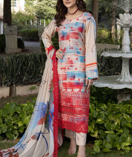 Mi Creation Samar Viscose`23 Red