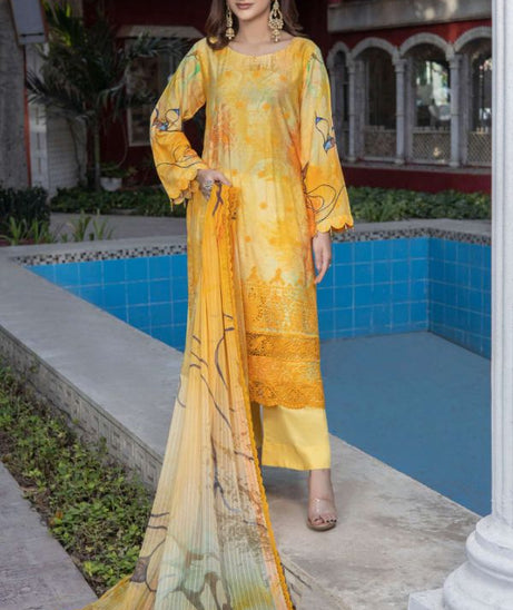 Mi Creation Samar Viscose`23 Yellow