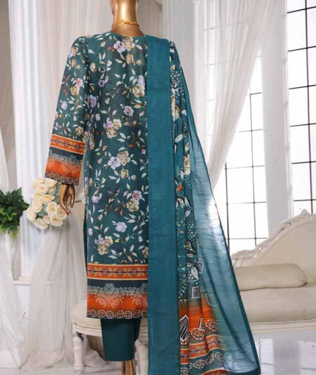 Mi Creation Taana Doriya Lawn`25 (B Green)