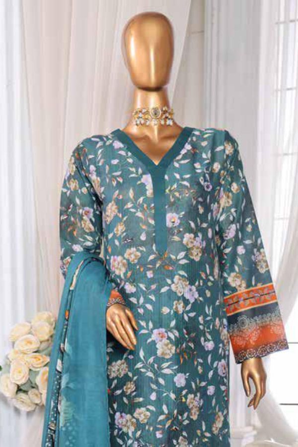 Mi Creation Taana Doriya Lawn`25 (B Green)