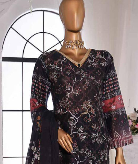Mi Creation Taana Doriya Lawn`25 (Black)