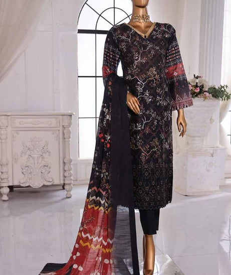 Mi Creation Taana Doriya Lawn`25 (Black)
