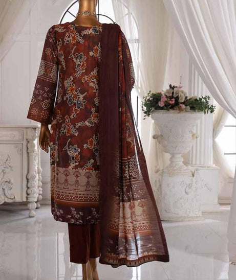 Mi Creation Taana Doriya Lawn`25 (D Brown)