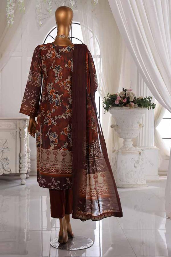 Mi Creation Taana Doriya Lawn`25 (D Brown)