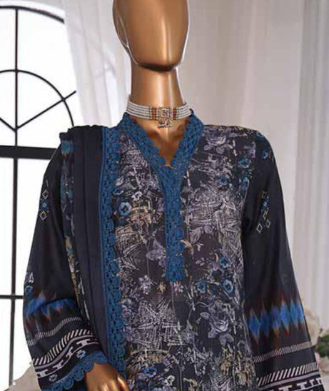 Mi Creation Taana Doriya Lawn`25 (D Grey)