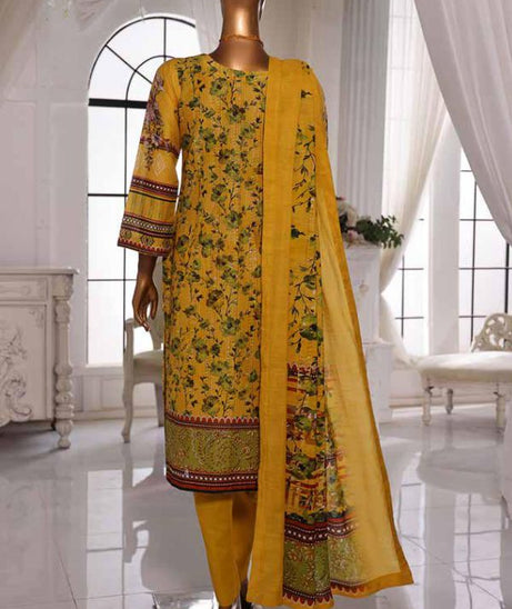 Mi Creation Taana Doriya Lawn`25 (Yellow)