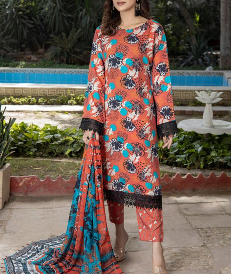 Mi Creation Uraan Viscose`23 Vol-2 Orange