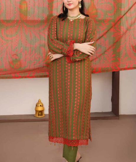 Mi Creation Vogue Slub`24 D#01 MEHANDI