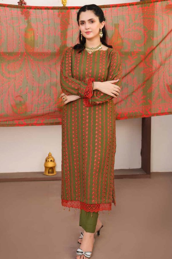 Mi Creation Vogue Slub`24 D#01 MEHANDI
