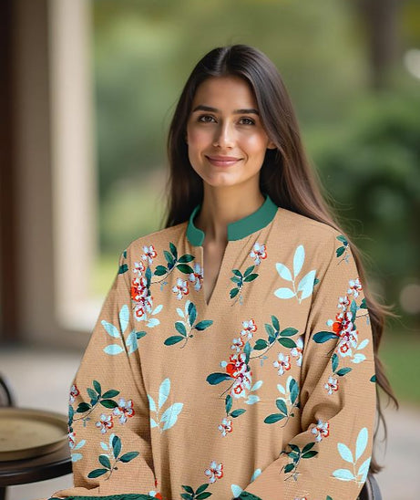 Mi Creation W/Print Viscose`25 D#1 (Orange)