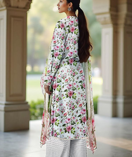 Mi Creation W/Print Viscose`25 D#1 (White)