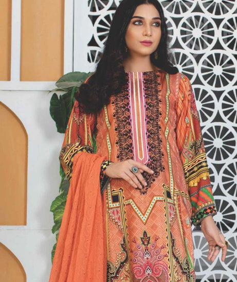 Miraal Emb Chikankari Linen`21 D#900