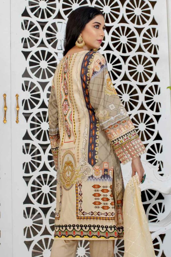 Miraal Emb Chikankari Linen`21 D#902