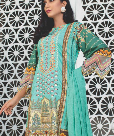 Miraal Emb Chikankari Linen`21 D#903