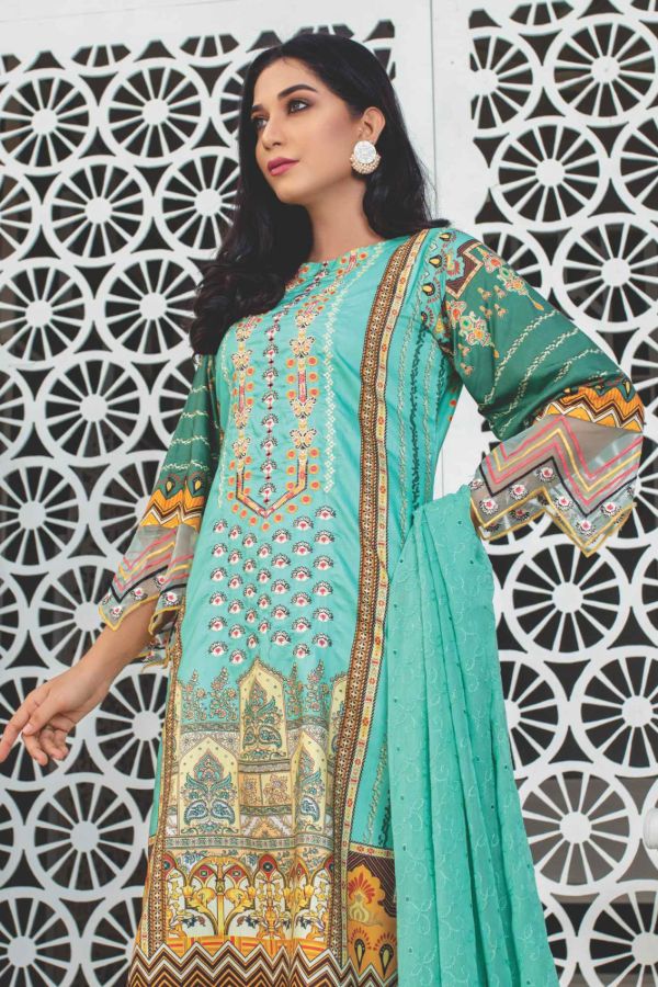 Miraal Emb Chikankari Linen`21 D#903