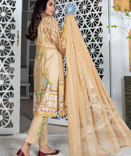 Miraal Emb Chikankari Linen`21 D#904