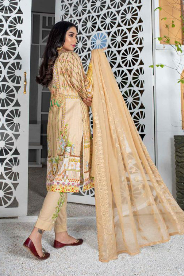 Miraal Emb Chikankari Linen`21 D#904