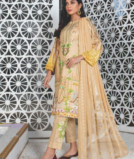 Miraal Emb Chikankari Linen`21 D#904