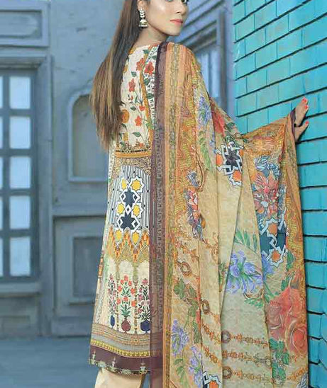 Mishi's D/Civic Lawn C/Dupatta'20 MS#109