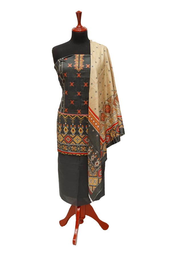 Misri D/Print Emb Lawn`22 D#78 D Grey