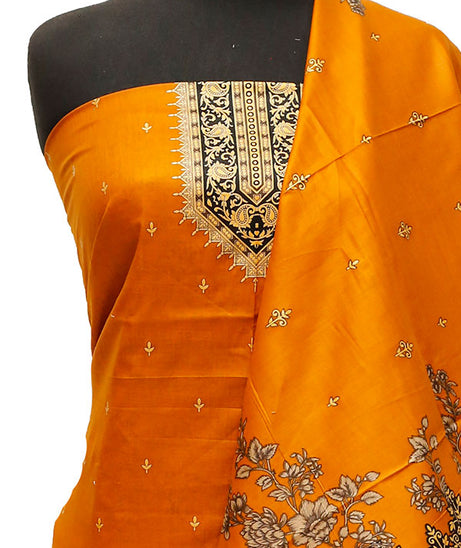 Misri Gold Print Lawn`23 D#1150 Rust