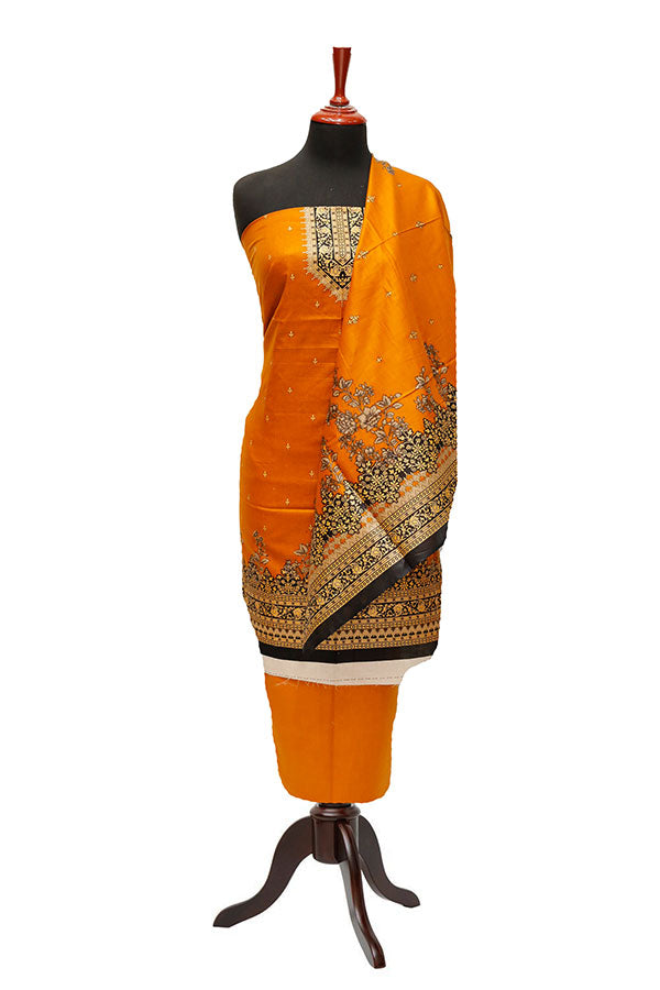 Misri Gold Print Lawn`23 D#1150 Rust