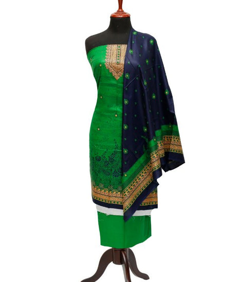 Misri Gold Print Lawn`23 D#1148 Green