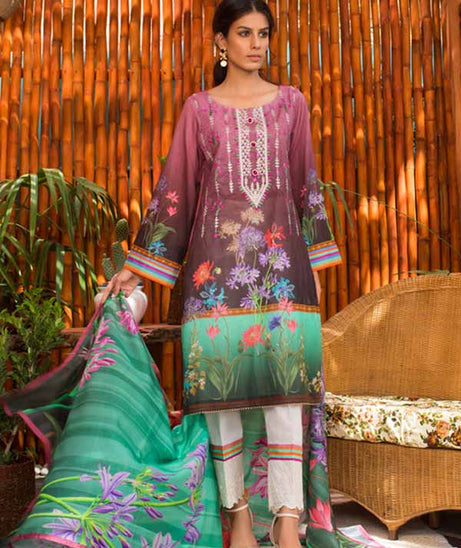 Modish D/Emb Chikankari`21 D#01
