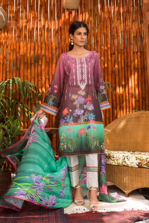 Modish D/Emb Chikankari`21 D#01
