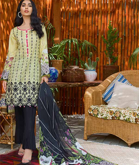 Modish D/Emb Chikankari`21 D#07