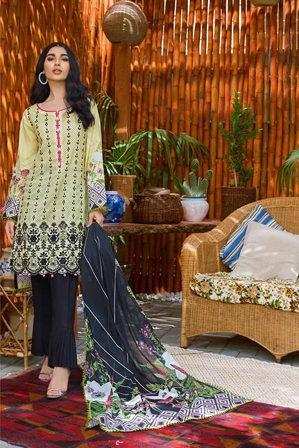 Modish D/Emb Chikankari`21 D#07