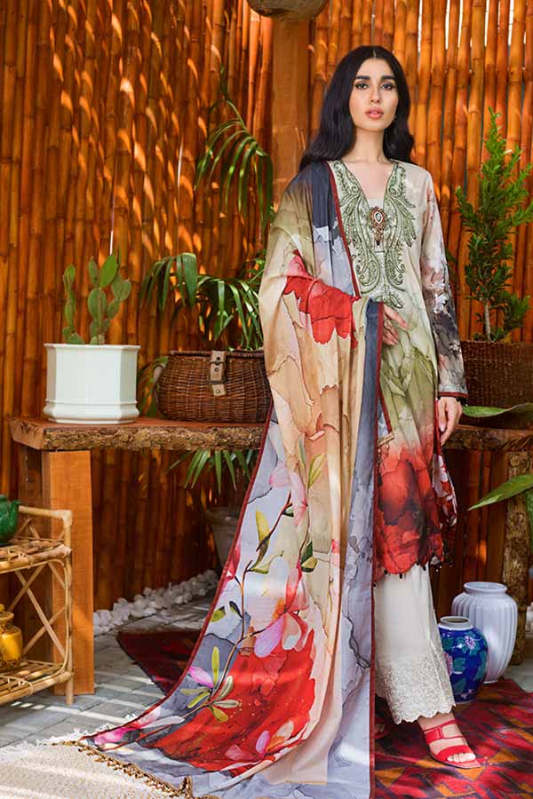 Modish D/Emb Chikankari`21 D#09