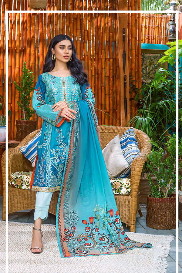 Modish D/Emb Chikankari`21 D#04