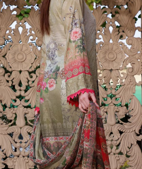 Monalisa D/Chikankari Lawn`22 D#01