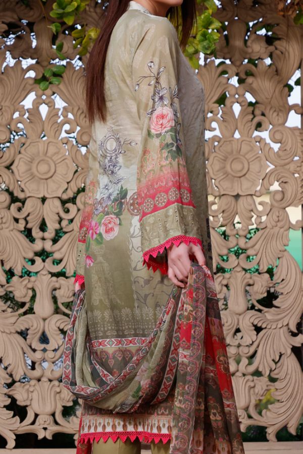 Monalisa D/Chikankari Lawn`22 D#01
