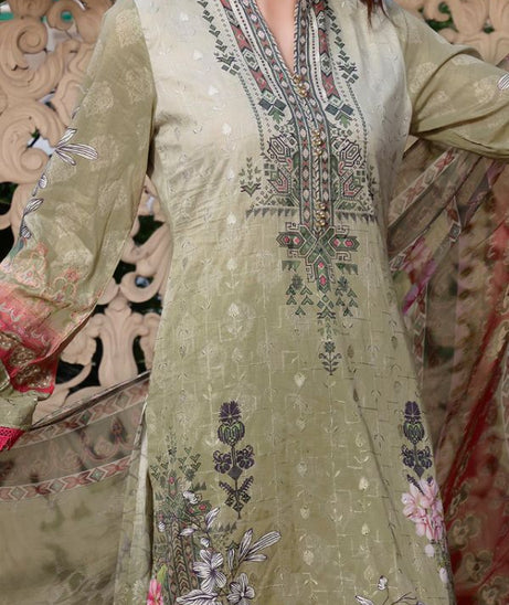 Monalisa D/Chikankari Lawn`22 D#01