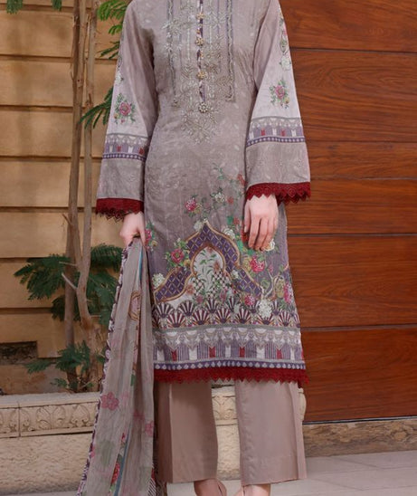 Monalisa D/Chikankari Lawn`22 D#03