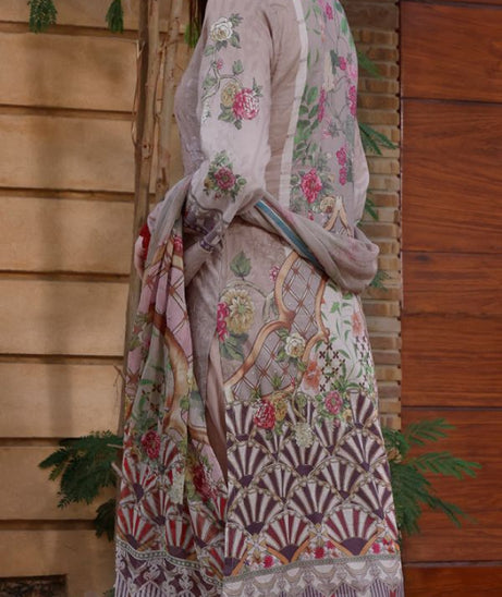 Monalisa D/Chikankari Lawn`22 D#03