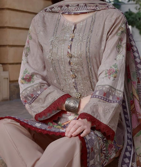 Monalisa D/Chikankari Lawn`22 D#03