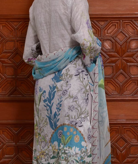 Monalisa D/Chikankari Lawn`22 D#04