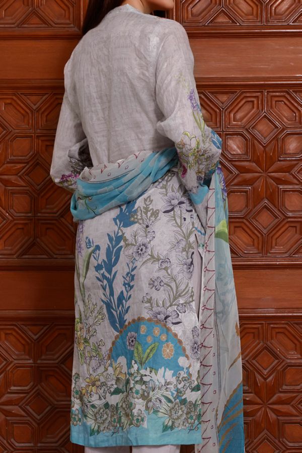 Monalisa D/Chikankari Lawn`22 D#04