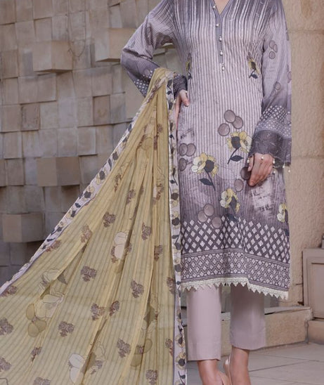 Monalisa D/Chikankari Lawn`22 D#07