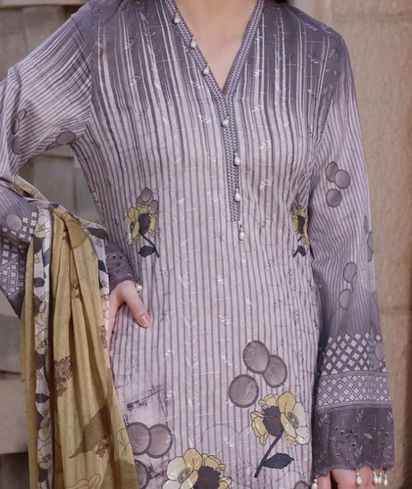 Monalisa D/Chikankari Lawn`22 D#07