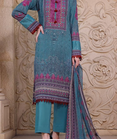 Monalisa D/Chikankari Lawn`22 D#09