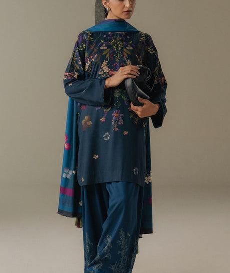 Coco By Zara Shahjahan Prints V-5`25 (D#8A)