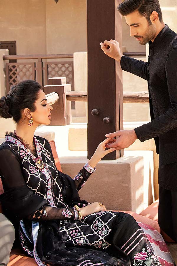 Mushq Kahaani Luxury Unstitched'22 MLF#1 NAZ