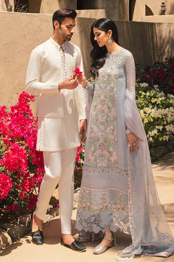 Mushq Kahaani Luxury Unstitched'22 MLF#5 CHANDI