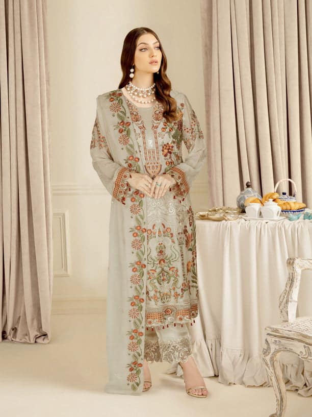 Ramsha Nayab W/Chiffon'24 Vol-04 N#401