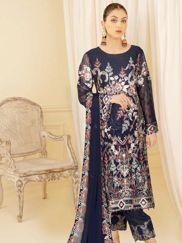 Ramsha Nayab W/Chiffon'24 Vol-04 N#402